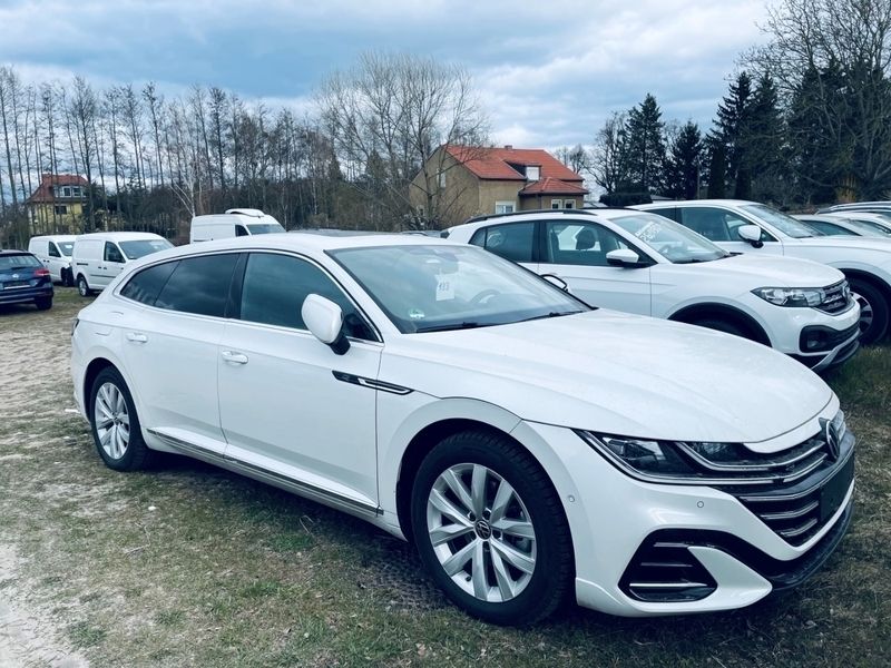 Weiss Gebraucht 2021 VW Arteon R-line Kombi | 47.800 € - Bild 1/4