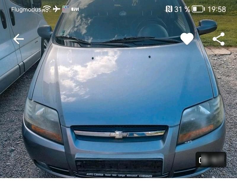 Blau Gebraucht 2009 Chevrolet Kalos Kleinwagen | 2.200 € (Fairer Preis) - Bild 1/4