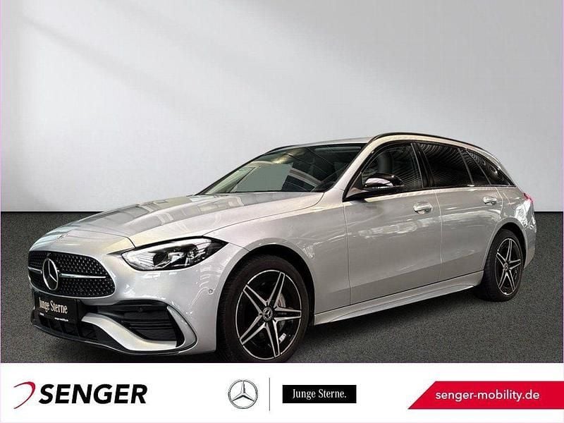 Silber Gebraucht 2022 Mercedes C300e AMG line Limousine | 33.769 € (Etwas zu teuer) - Bild 1/3