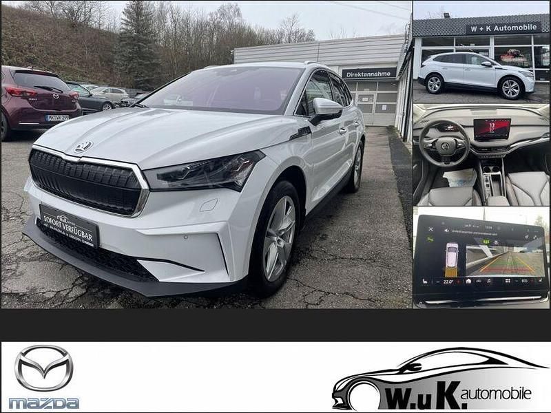 Weiß Gebraucht 2021 Skoda Enyaq iV Suite SUV | 28.990 € (Fairer Preis) - Bild 1/4