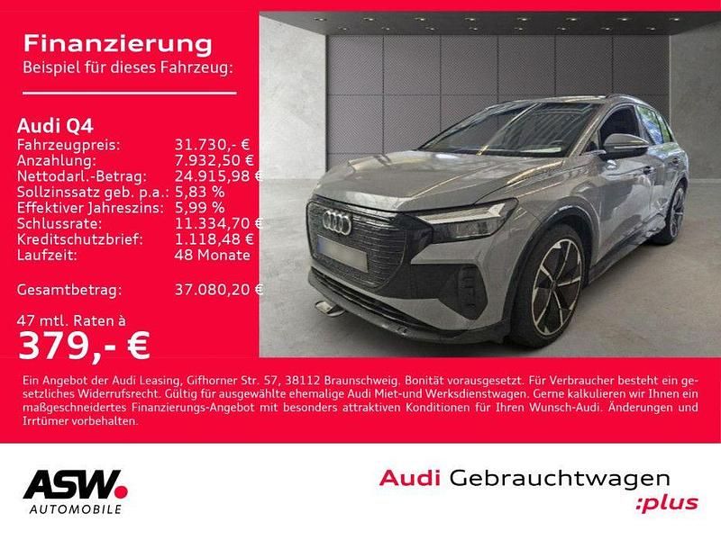 Kieselgrau Gebraucht 2022 Audi Q4 e-tron S-Line SUV | 31.730 € - Bild 1/4