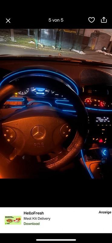 Schwarz Gebraucht 2002 Mercedes E220 Limousine | 1.650 € (Superpreis) - Bild 1/4