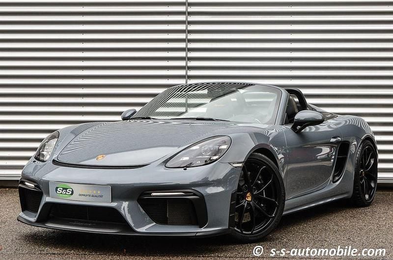 Arktikgrau Gebraucht 2023 Porsche Boxster Spyder Cabrio | 114.500 € (Fairer Preis) - Bild 1/4