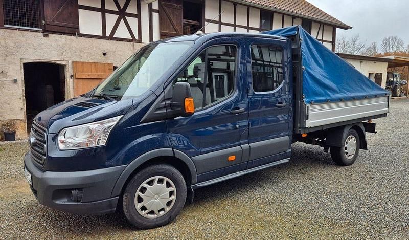 Second-hand Ford Transit 170 CP (125 kW) 2018 Albastru Berlinǎ