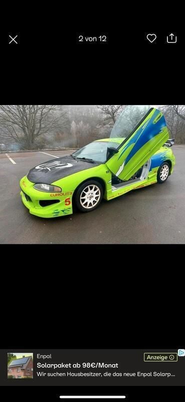Grün Gebraucht 1995 Mitsubishi Eclipse Coupé | 7.900 € - Bild 1/4