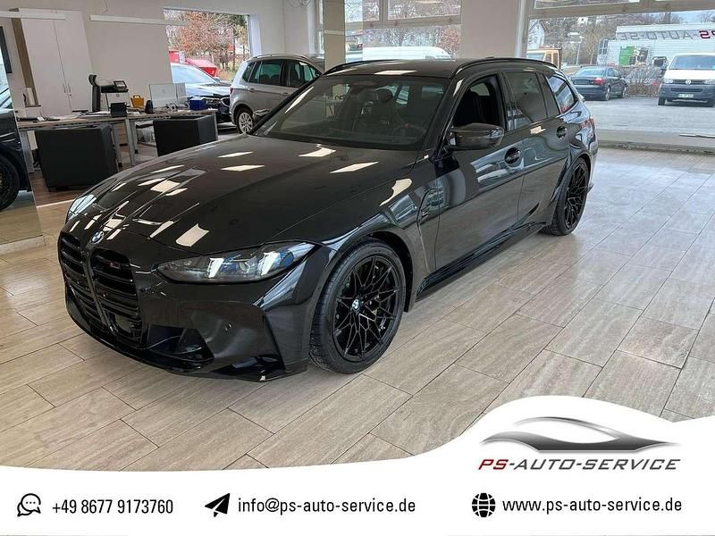 Black sapphire metallic Gebraucht 2024 BMW M3 Kombi | 115.390 € - Bild 1/4
