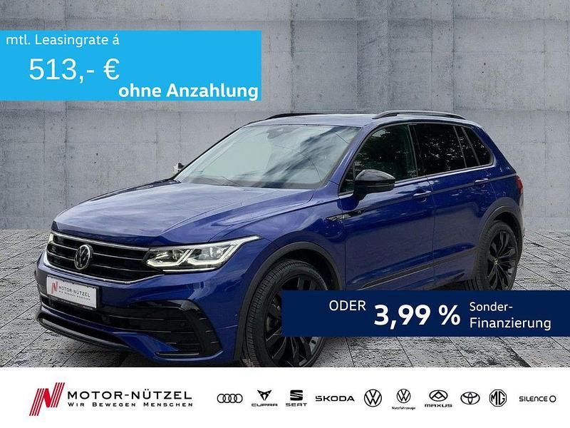 Blau Gebraucht 2022 VW Tiguan R-line SUV | 36.430 € (Etwas zu teuer) - Bild 1/4