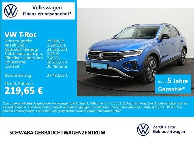 Gebraucht VW T-Roc Goal 116 PS (85 kW) 2025 Ravennablau metallic SUV