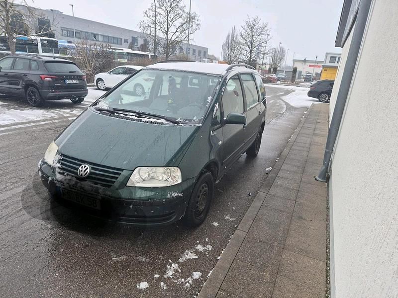 Gebraucht VW Sharan 116 PS (85 kW) 2003 Grün Van / Kleinbus