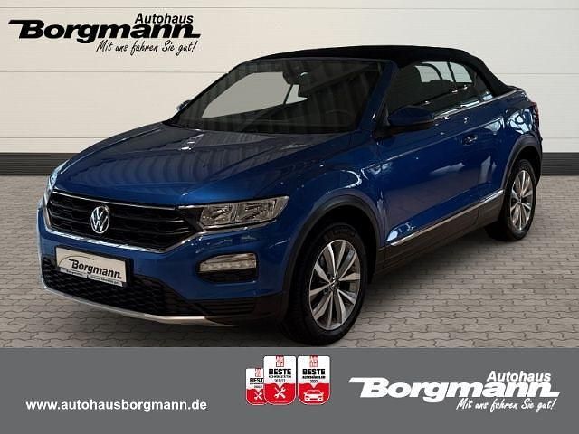 Gebraucht VW T-Roc Cabriolet Style 110 PS (80 kW) 2021 Blau Cabrio