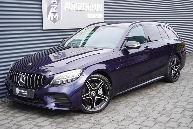 Cavansitblau metalliclack Gebraucht 2021 Mercedes C220 AMG line Kombi | 29.990 € (Fairer Preis) - Bild 1/4