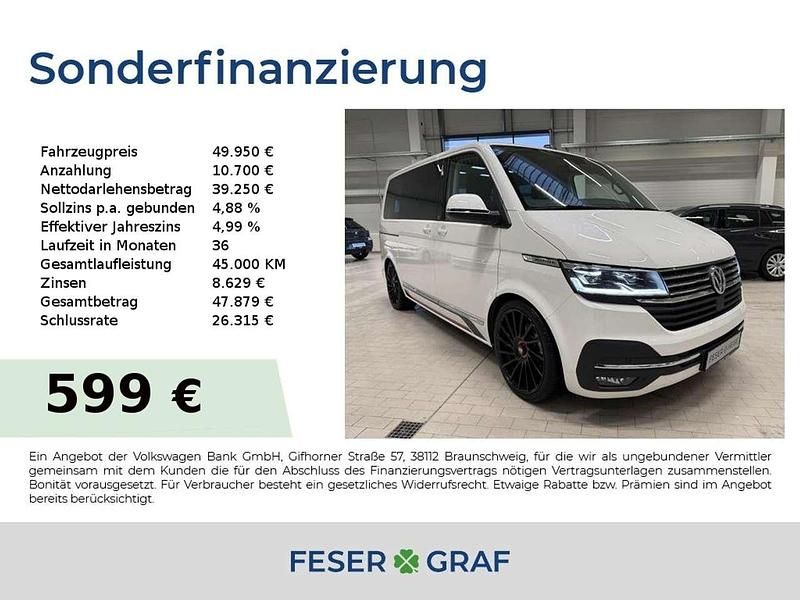 Gebraucht VW Multivan Generation Six 150 PS (110 kW) 2022 Candyweiß Van