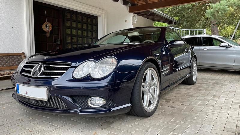 Blau Gebraucht 2006 Mercedes SL55 AMG AMG Cabrio | 42.900 € (Fairer Preis) - Bild 1/4