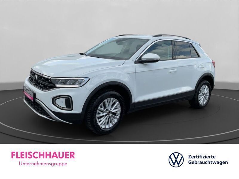 Weiss Gebraucht 2024 VW T-Roc Life SUV | 23.980 € (Fairer Preis) - Bild 1/4