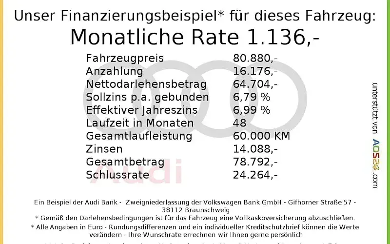 Neu Audi A5 Basis 299 PS (219 kW) 2026 Schwarz Kombi