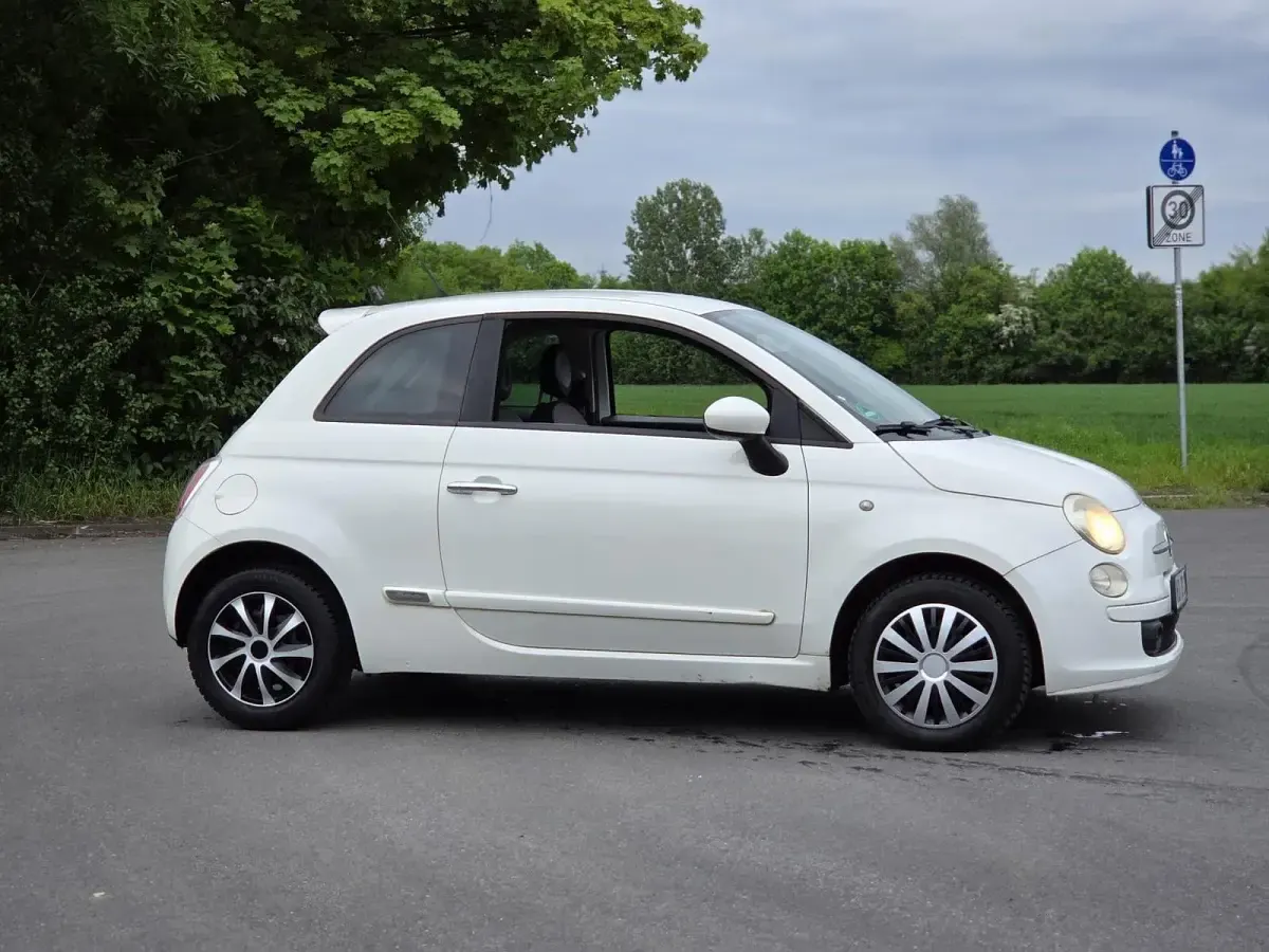 Gebraucht Fiat 500 69 PS (50 kW) 2009 Weiß Cabrio
