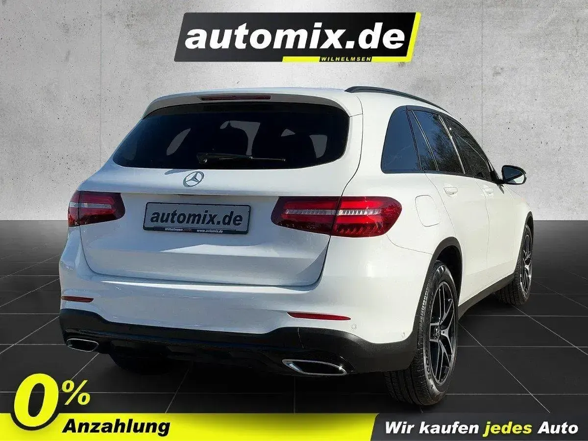 Gebraucht Mercedes GLC220 AMG line 170 PS (125 kW) 2018 Polarweiss  unilack SUV