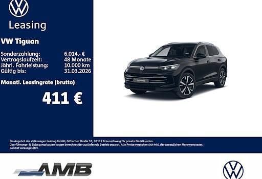 Neu VW Tiguan Elegance 150 PS (110 kW) 2025 Schwarz SUV