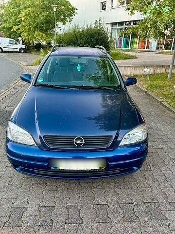 Blau Gebraucht 2004 Opel Astra Kombi | 500 € (Superpreis) - Bild 1/4