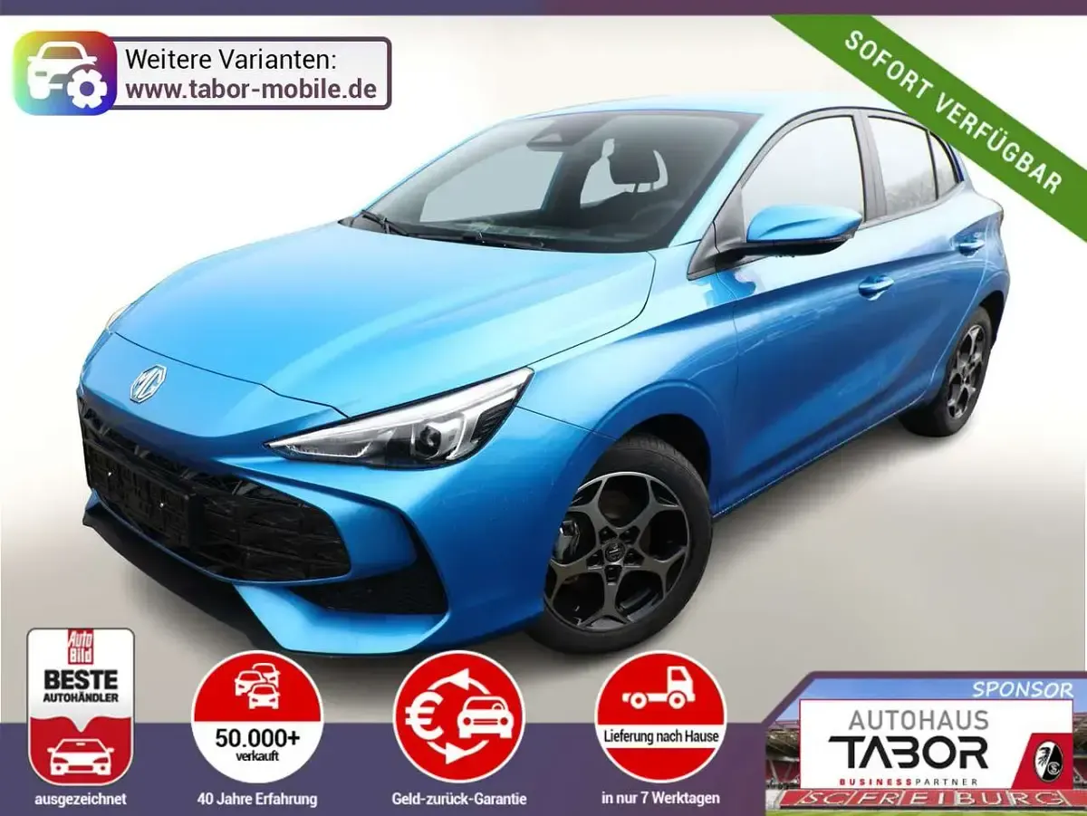 Neu MG MG3 Comfort 116 PS (85 kW) 2025 Como blue metallic Kleinwagen