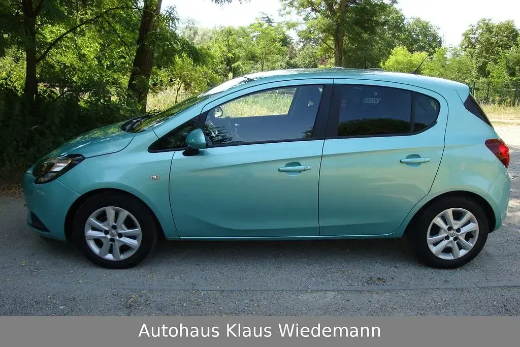 Gebraucht Opel Corsa Color Edition 90 PS (66 kW) 2015 Grün Kleinwagen