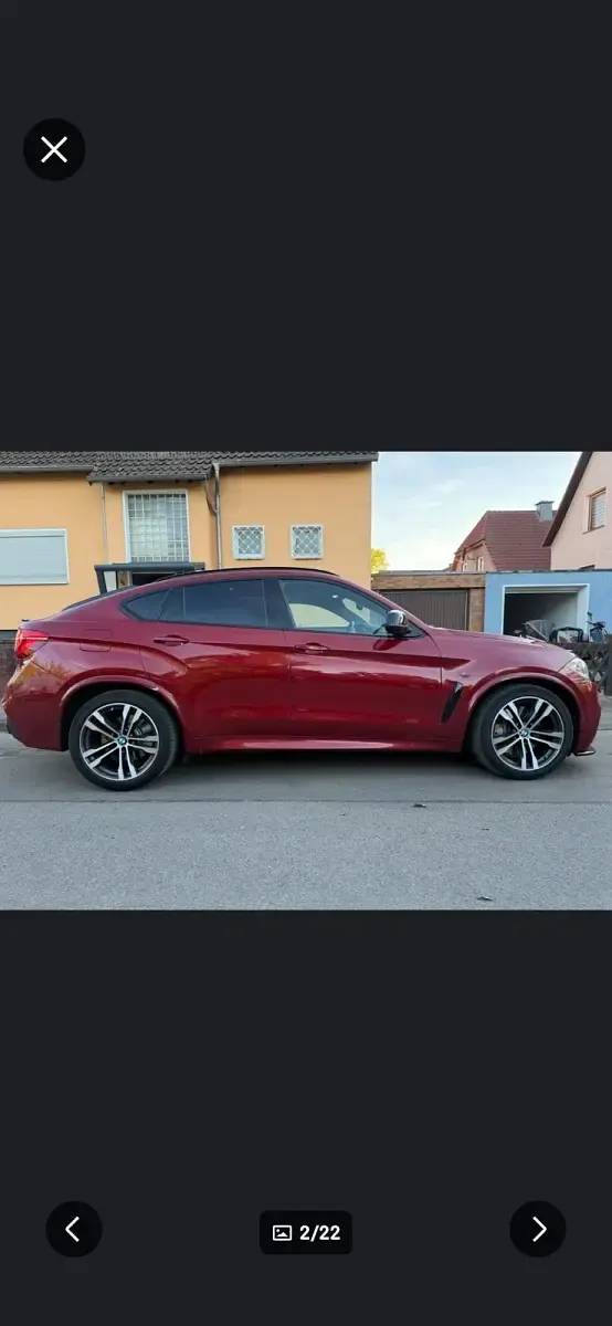Gebraucht BMW X6 M50 Performance 381 PS (280 kW) 2015 Rot SUV