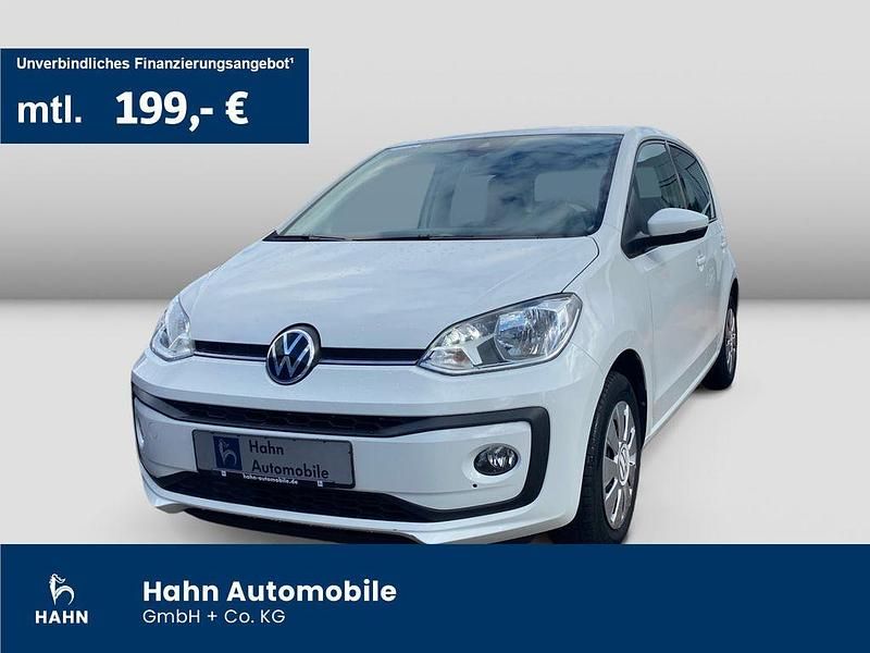 Weiß Gebraucht 2021 VW up! move up! Kleinwagen | 12.295 € (Fairer Preis) - Bild 1/3