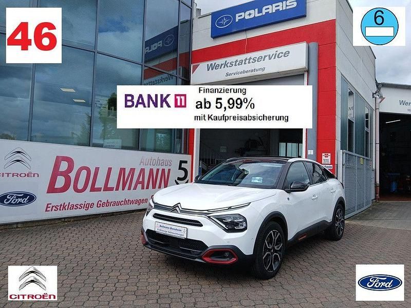 Weiß Gebraucht 2023 Citroën e-C4 Shine Limousine | 19.950 € (Fairer Preis) - Bild 1/4