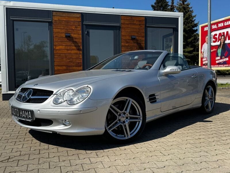 Gebraucht Mercedes SL500 306 PS (225 kW) 2003 Silber Cabrio