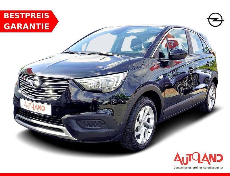 Onyxschwarzmet. (metallic) Gebraucht 2019 Opel Crossland X SUV | 15.990 € (Fairer Preis) - Bild 1/4