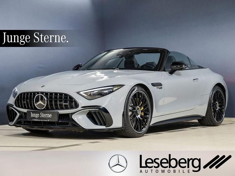 Manufaktur alpingrau uni Gebraucht 2023 Mercedes SL63 AMG AMG Cabrio | 136.500 € (Fairer Preis) - Bild 1/4
