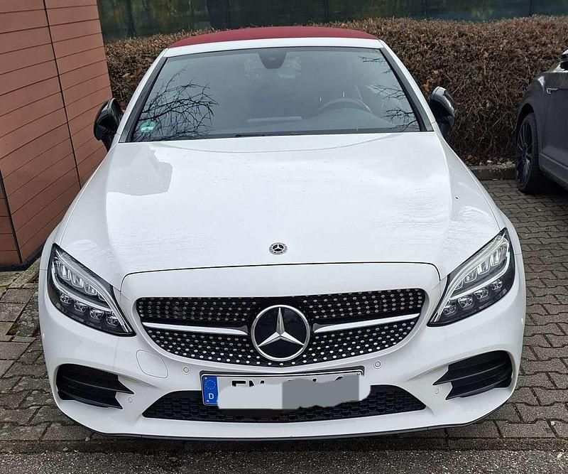 Gebraucht Mercedes C200 AMG line 197 PS (144 kW) 2019 Weiß Cabrio