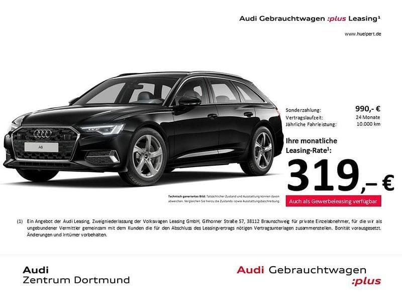 Schwarz Gebraucht 2025 Audi A6 Advanced Kombi | 46.995 € (Superpreis) - Bild 1/4