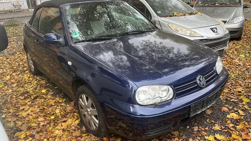 Blau Gebraucht 2002 VW Golf Cabriolet Cabrio | 650 € (Superpreis) - Bild 1/4