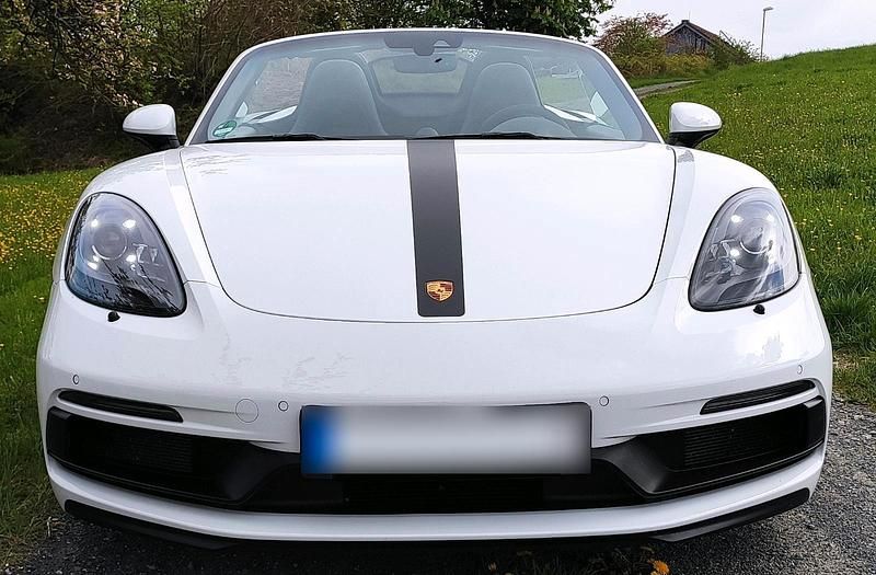 Gebraucht Porsche 718 Boxster Chrono 366 PS (269 kW) 2018 Weiß Cabrio