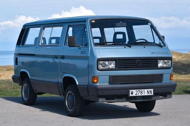 Blau Gebraucht 1992 VW Caravelle Van / Kleinbus | 21.900 € - Bild 1/4