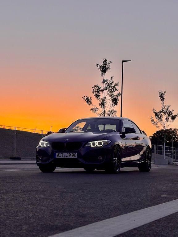 Blau Gebraucht 2015 BMW 220 Advantage Coupé | 18.500 € (Etwas zu teuer) - Bild 1/4