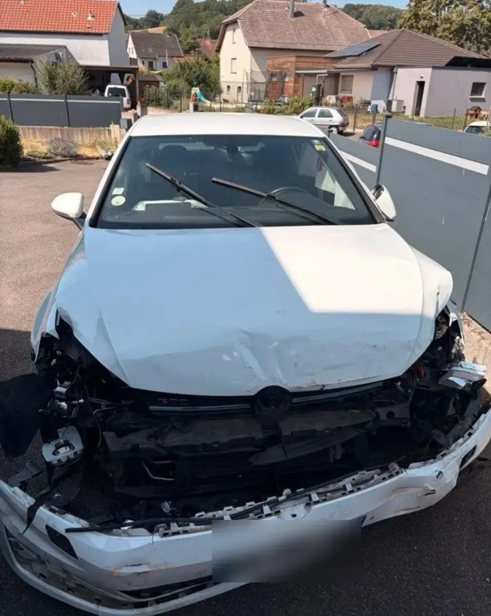 Gebraucht VW Golf VII GTD 2015 Weiß Kleinwagen