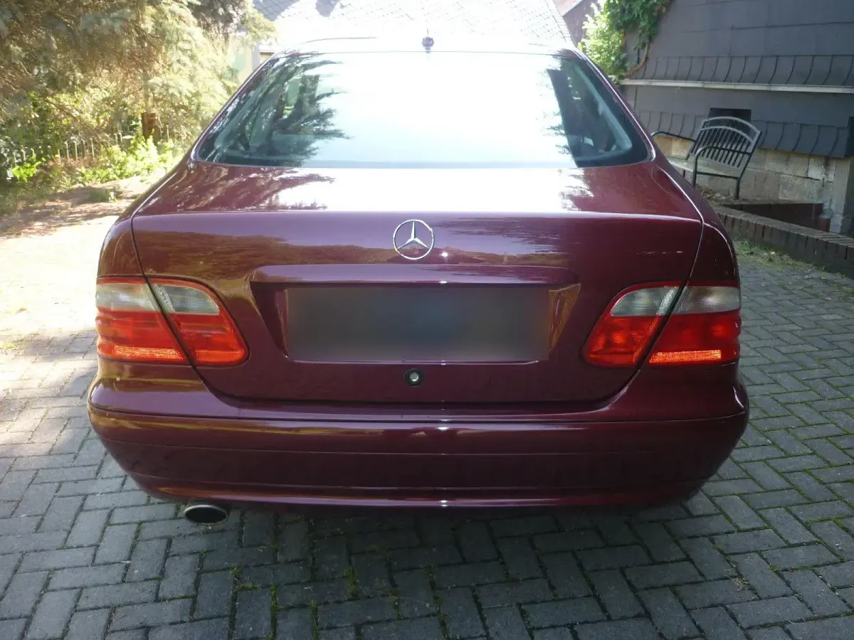 Gebraucht Mercedes CLK200 Elegance 163 PS (119 kW) 2001 Rot Coupé