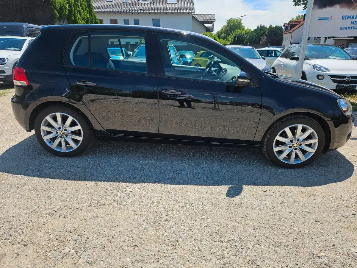 Gebraucht VW Golf VI Highline 122 PS (89 kW) 2009 Schwarz Kleinwagen