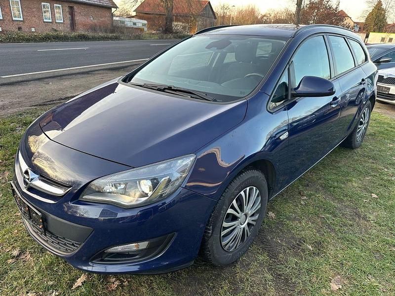 Gebraucht Opel Astra Edition 110 PS (80 kW) 2014 Blau Kombi