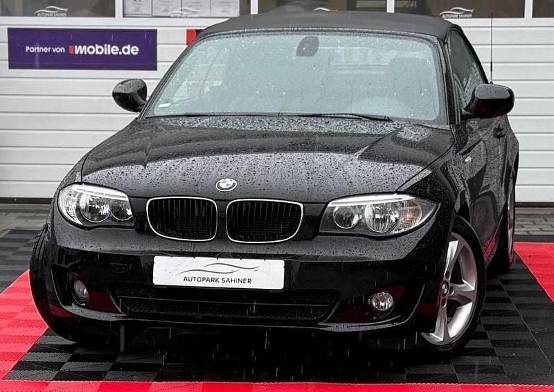 Schwarz Gebraucht 2012 BMW 118 Cabriolet Sport Line Cabrio | 6.999 € (Guter Preis) - Bild 1/4