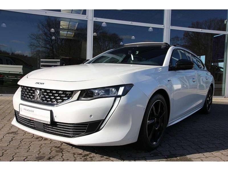 Weiß perlmutt metallic Gebraucht 2020 Peugeot 508 GTi Kombi | 27.990 € - Bild 1/4