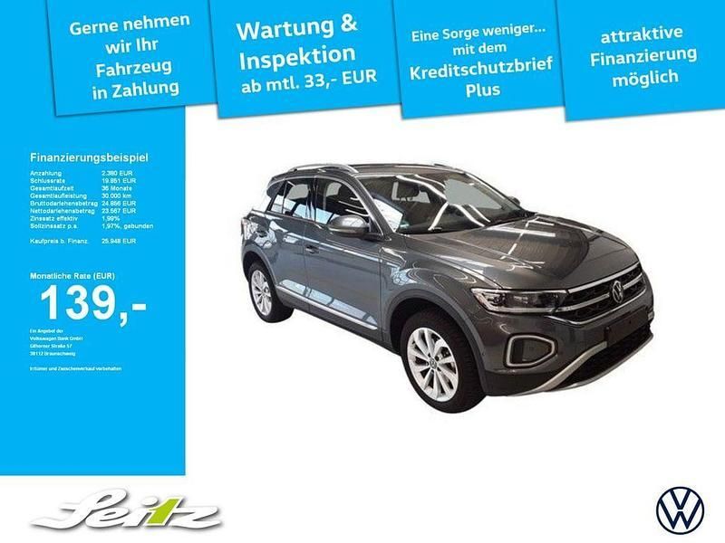 Indiumgrau metallic Gebraucht 2024 VW T-Roc Style SUV | 25.930 € (Fairer Preis) - Bild 1/4