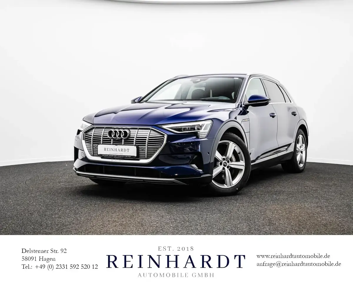 Gebraucht Audi e-tron Advanced 300 kW (408 PS) 2023 Navarrablau metallic SUV