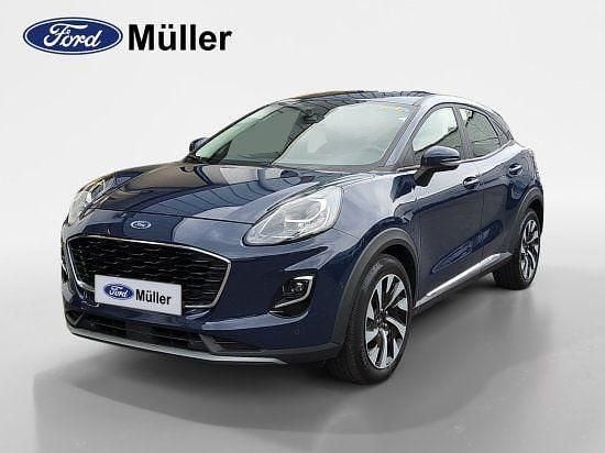 Blau Gebraucht 2022 Ford Puma Gen-E Titanium SUV | 16.490 € (Guter Preis) - Bild 1/4