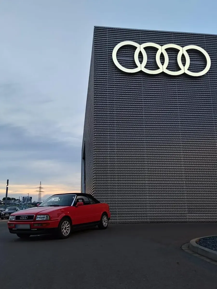 Gebraucht Audi 80 90 PS (66 kW) 1995 Rot Cabrio