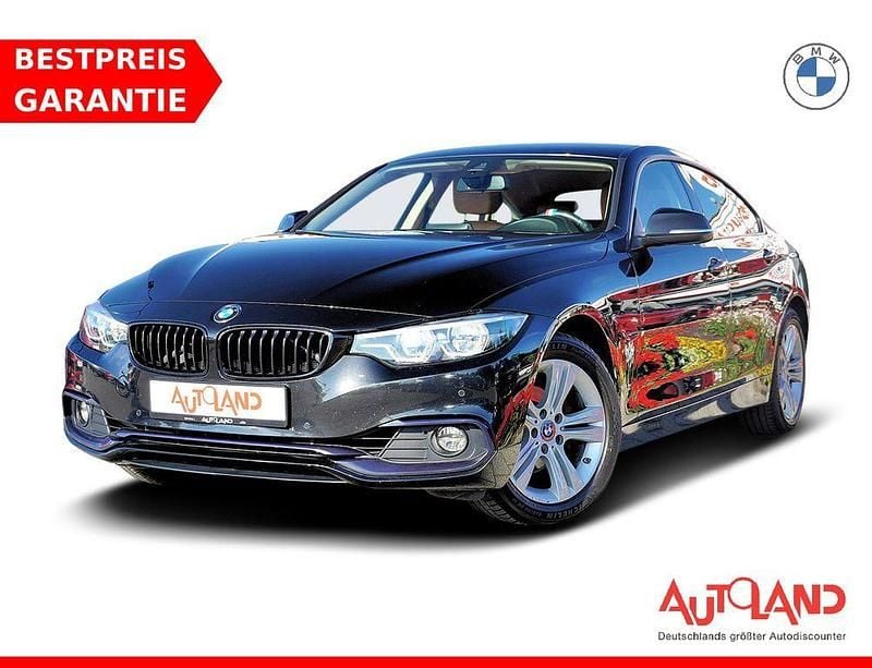 Schwarz Gebraucht 2021 BMW 420 Gran Coupé Sport Line Coupé | 24.990 € (Superpreis) - Bild 1/4