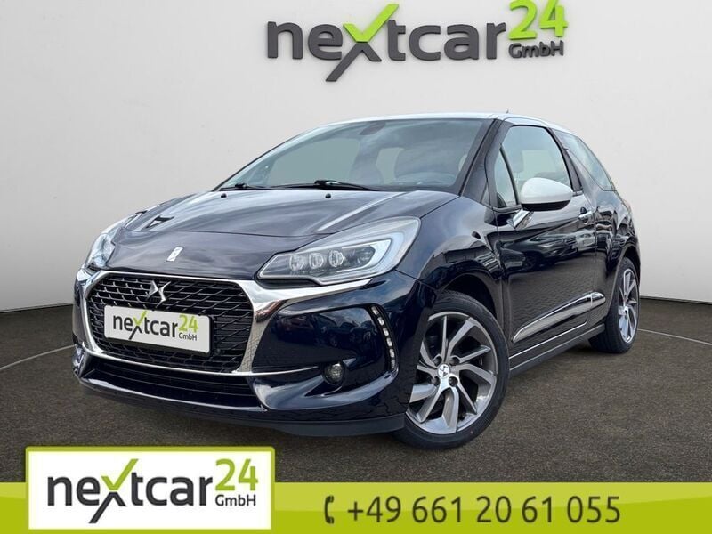 Black metallic Gebraucht 2016 DS Automobiles DS3 So Chic Limousine | 8.990 € (Fairer Preis) - Bild 1/4