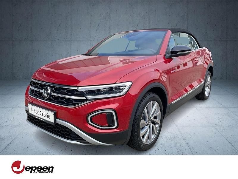 Kings red metallic / schwarz Neu 2025 VW T-Roc Cabriolet Cabrio | 43.470 € (Guter Preis) - Bild 1/4
